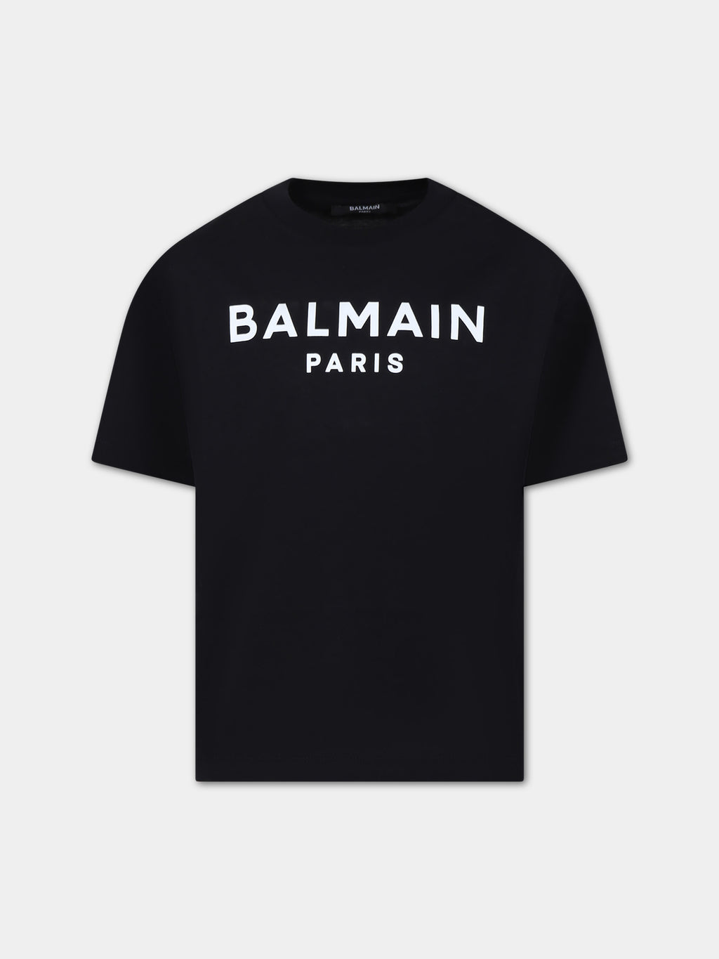 T-shirt noir pour enfants avec logo